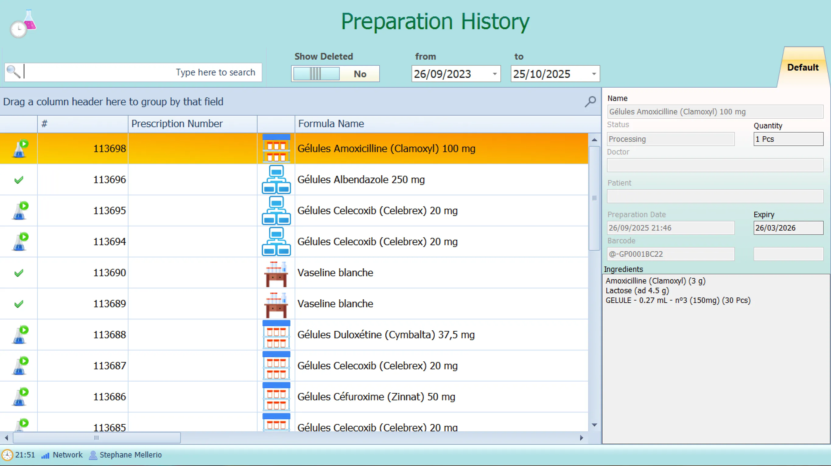 Preparation History (EN)